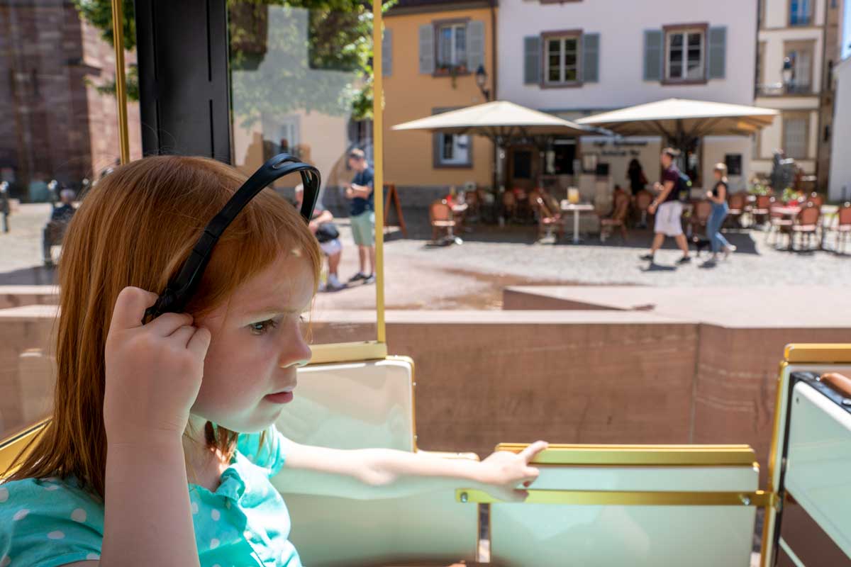 Guided tour by train in Strasbourg with children