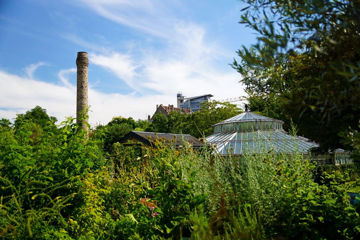 Botanical Garden of Strasbourg Near the University