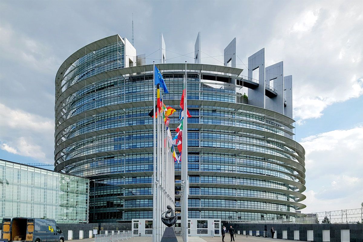 Visiting the European Parliament in Strasbourg