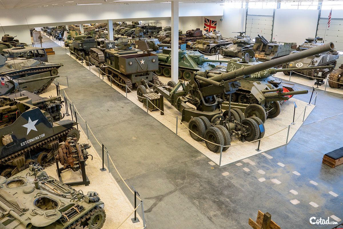 military vehicles at MM Park Museum