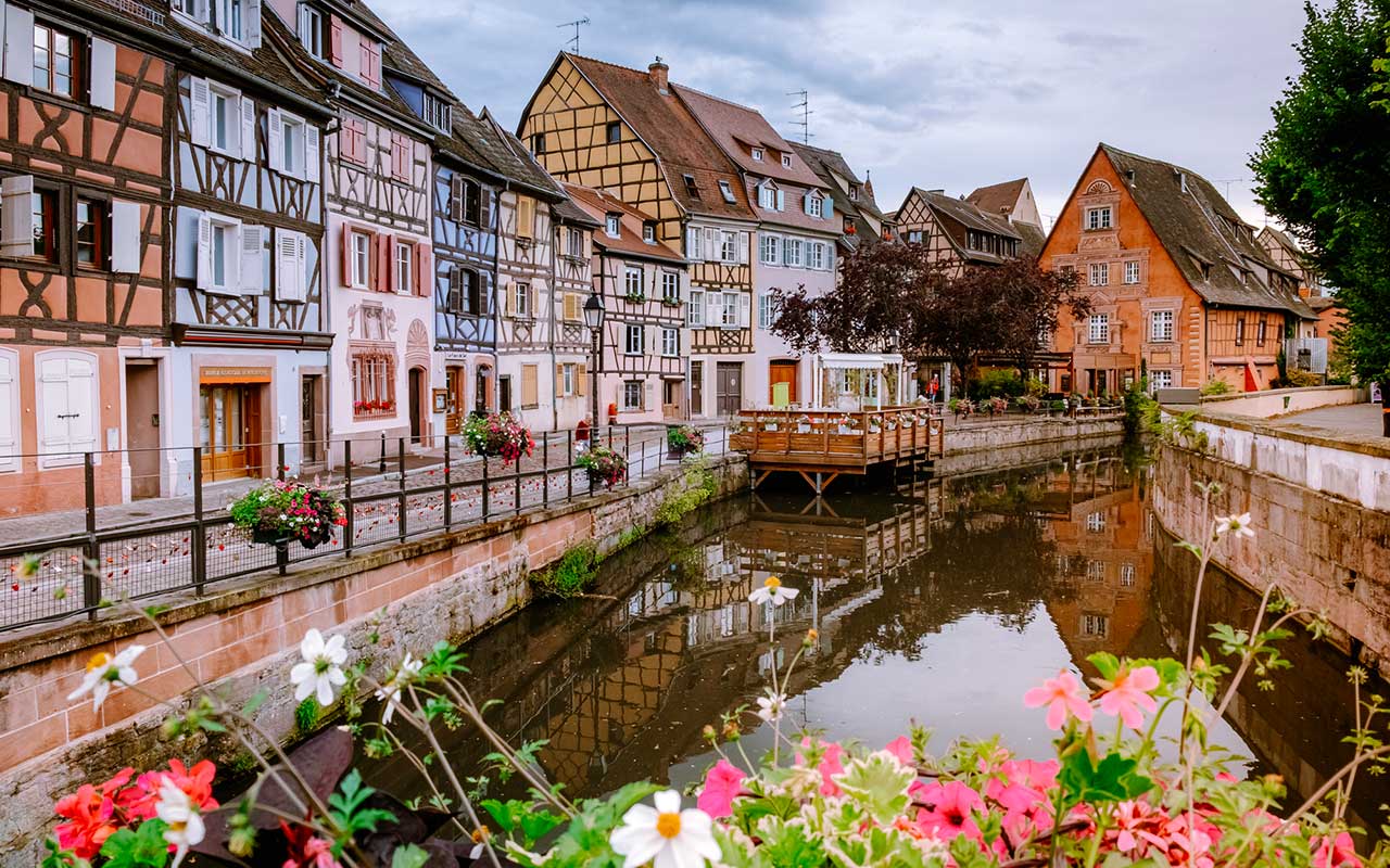 Little Venice in Colmar with the Lauch canal